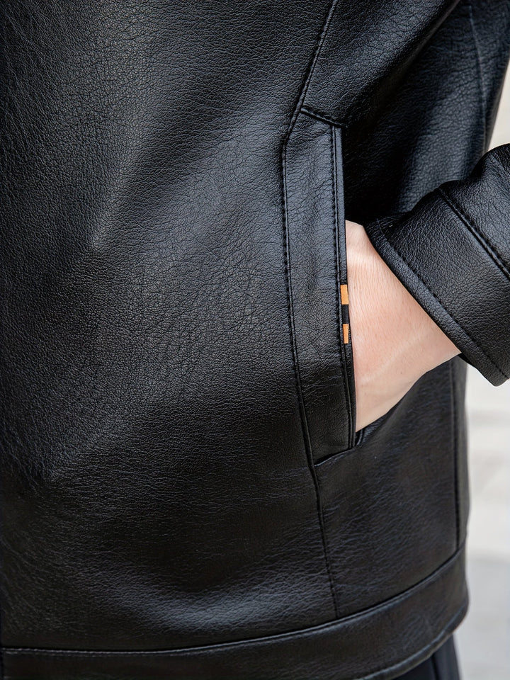 Drune | Bequeme Warme Lederjacke