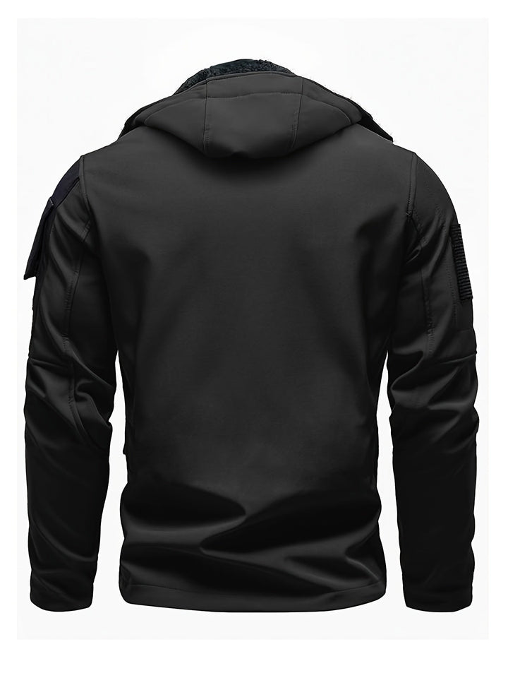 Drune | Kapuzen-Outdoorjacke Wasserdicht Winddicht Isoliert Für Herren - Perfekt für Outdoor-Aktivitäten