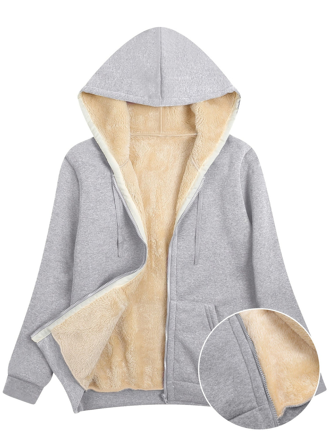 Drune | Bequeme Damen Zip up Jacke