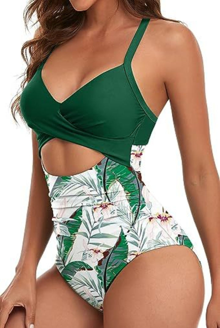 Drune | Hohler rückenfreier Bikini mit engen Trägern