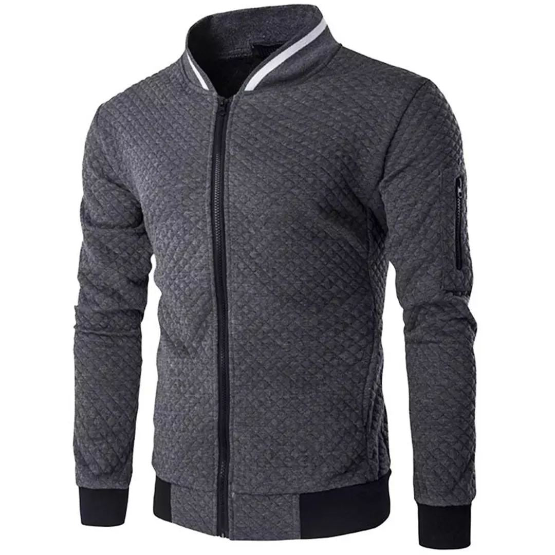 Drune | Jacquard Zip-Bomberjacke