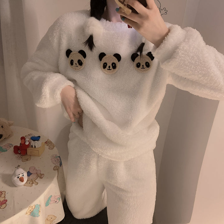 Drune | Kuscheliges Fleece-Pyjama-Set