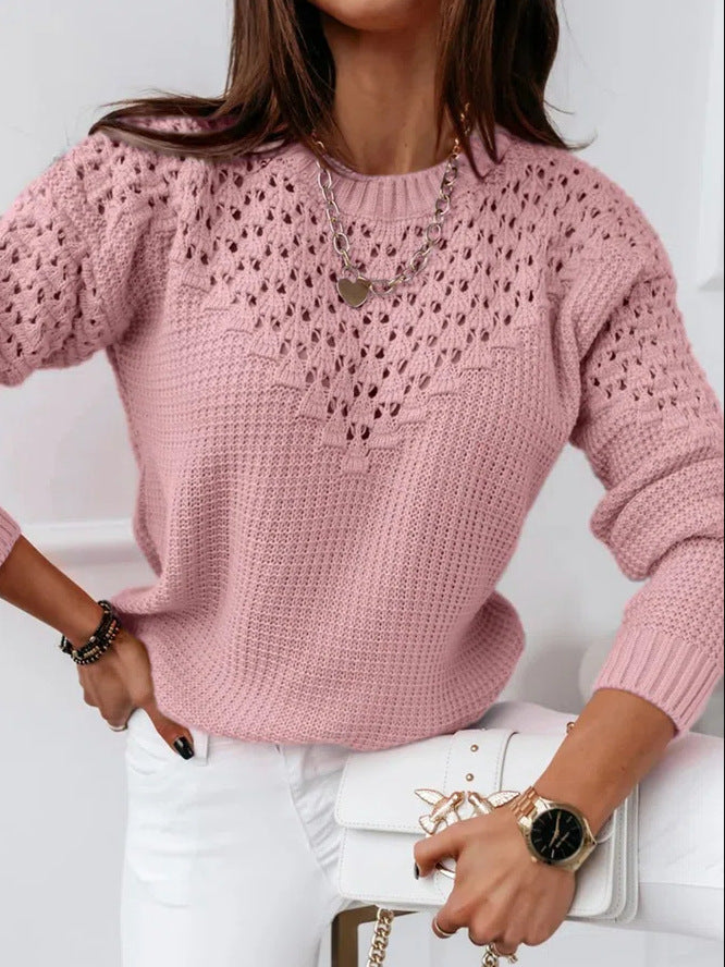 Drune | Eleganter Hohlsaum Pullover