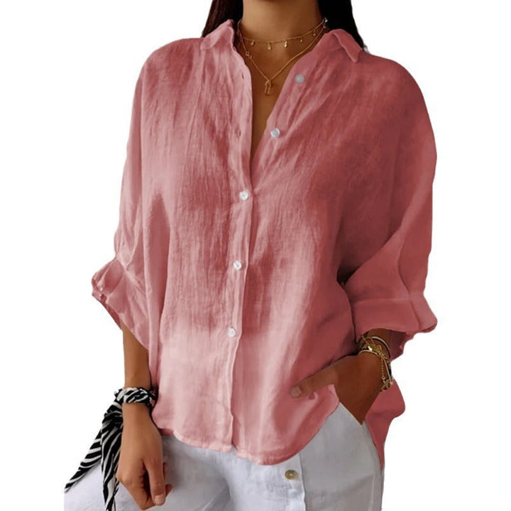 Drune | Modisches Oberteil Aus Baumwolle Und Leinen