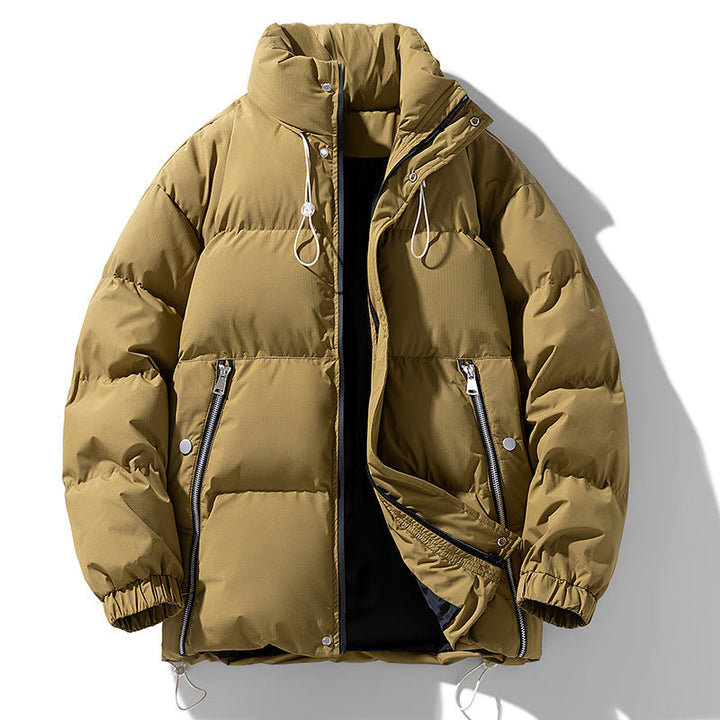 Drune | Herren Winterjacke aus Baumwolle mit Stehkragen – Warm und gefüttert, in Übergröße
