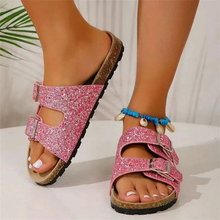Drune | Slippers mit Doppelter Schnalle