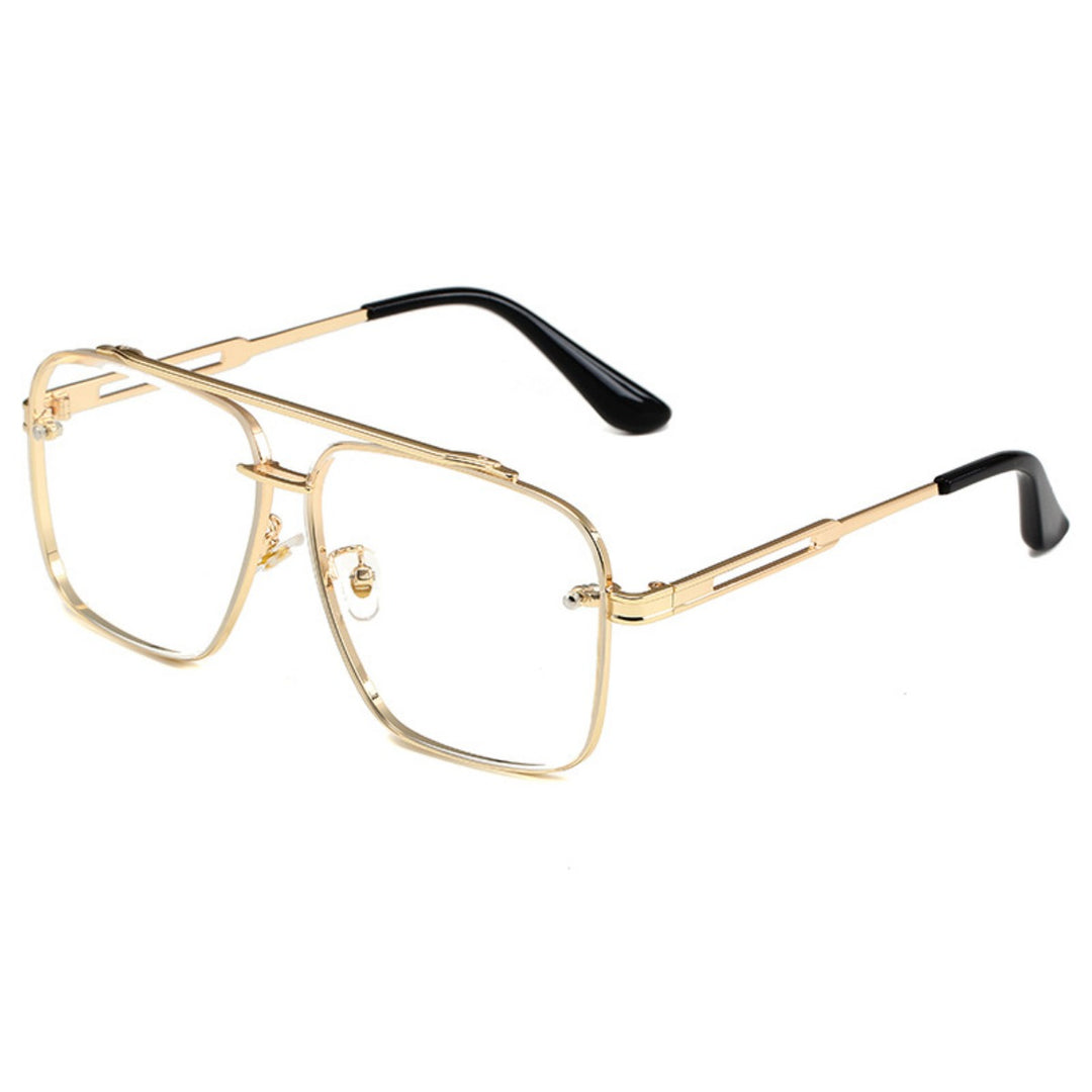 Drune | Doppelstrahl getrimmte Metallbox-Sonnenbrille