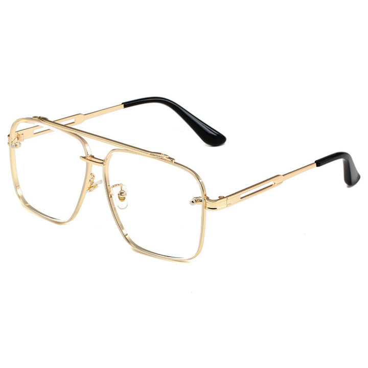 Drune | Doppelstrahl getrimmte Metallbox-Sonnenbrille