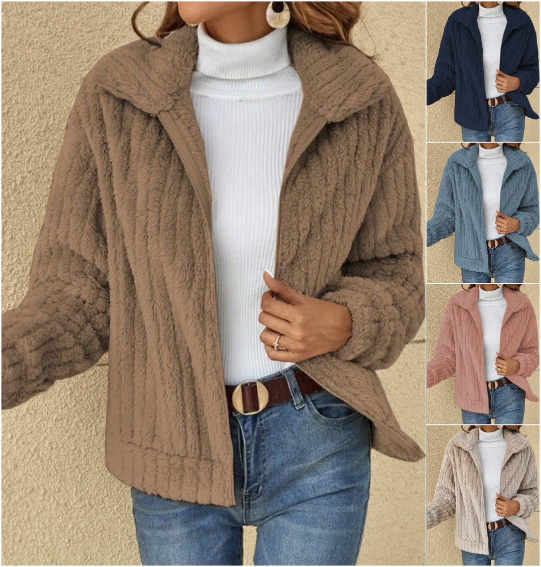 Drune | Modischer Fleece-Mantel