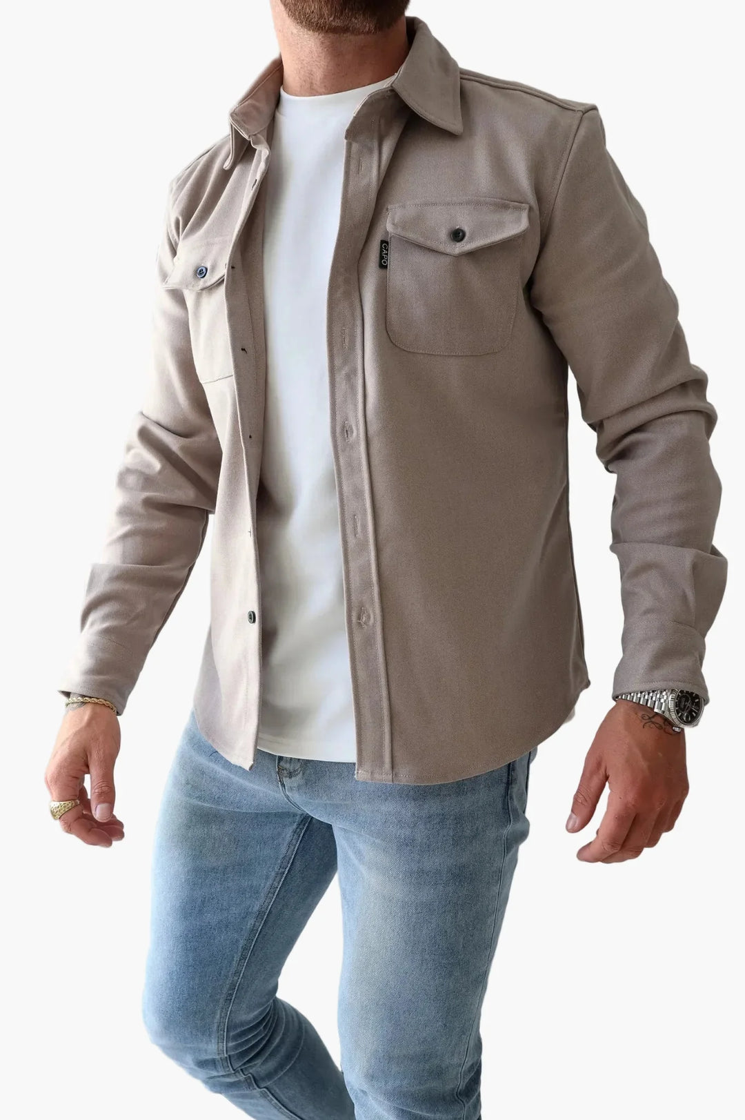 Drune | Overshirt Jacke - Modernes, Vielseitiges Hemdjacke für Alltag und Freizeit
