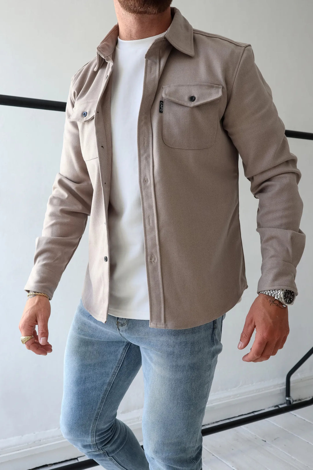 Drune | Button Down Hemdjacke