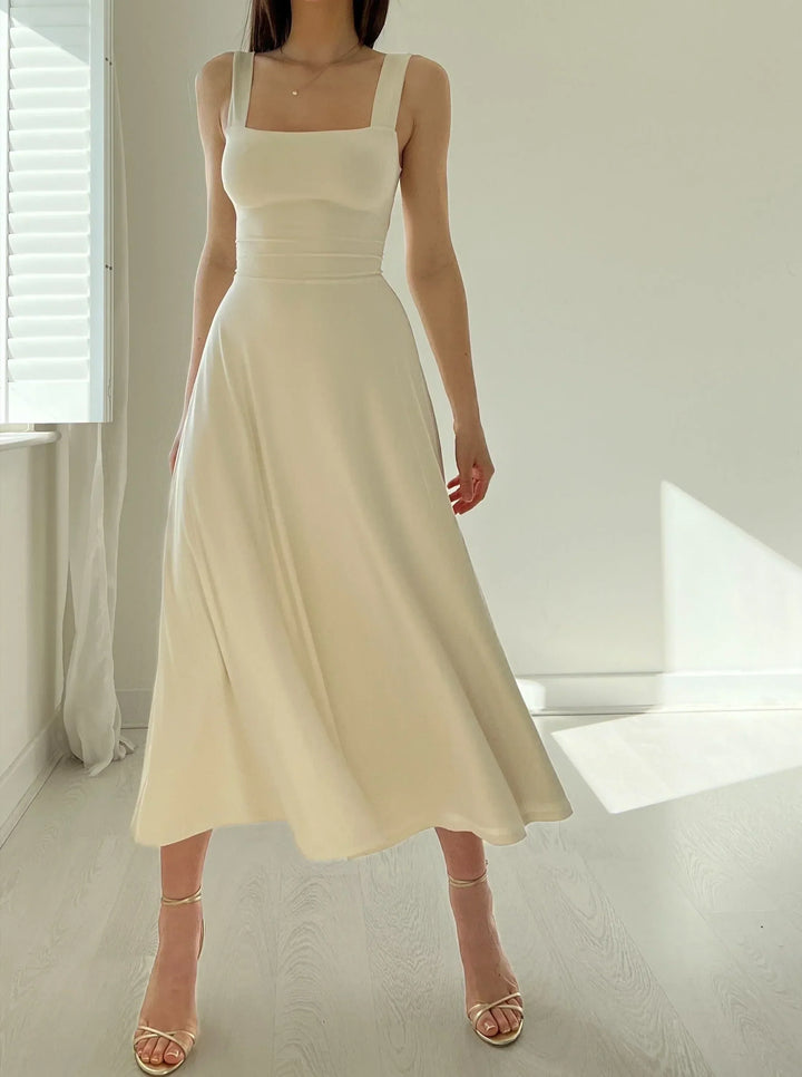 Drune | Dickriemen Midi Kleid