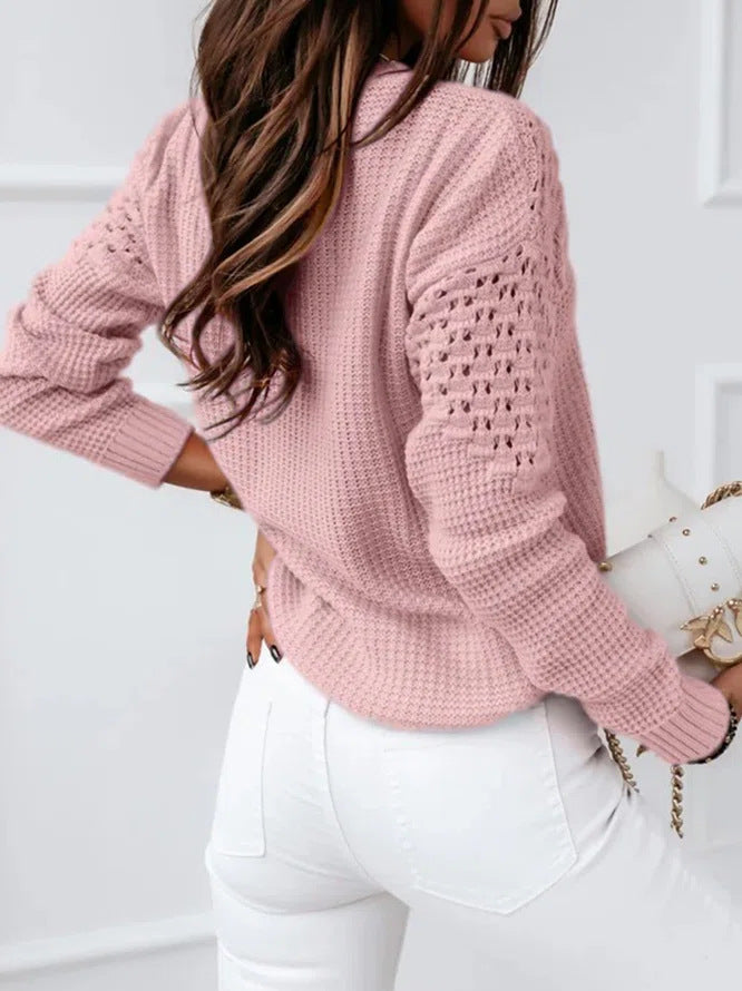 Drune | Eleganter Hohlsaum Pullover