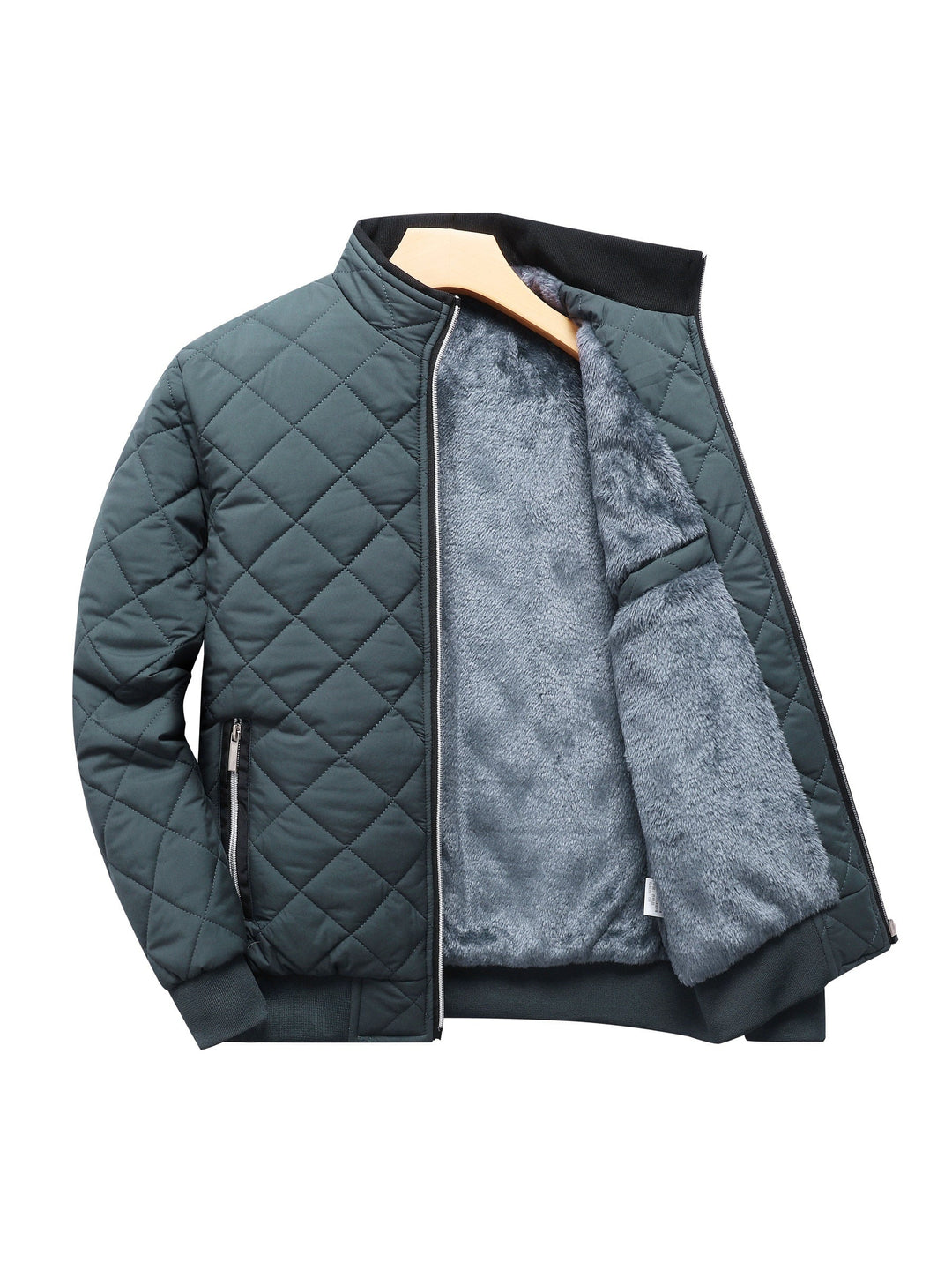 Drune | Solide Fleece Warme Puffer Winter Jacke Für Herren - Perfekt für Kalte Wintertage