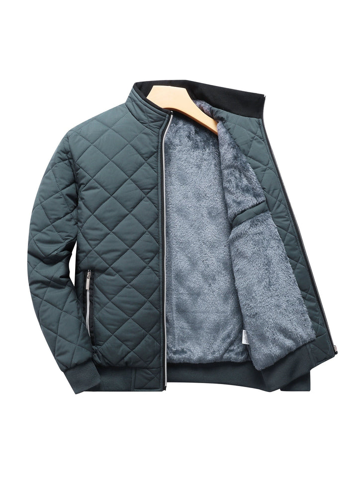Drune | Solide Fleece Warme Puffer Winter Jacke Für Herren - Perfekt für Kalte Wintertage