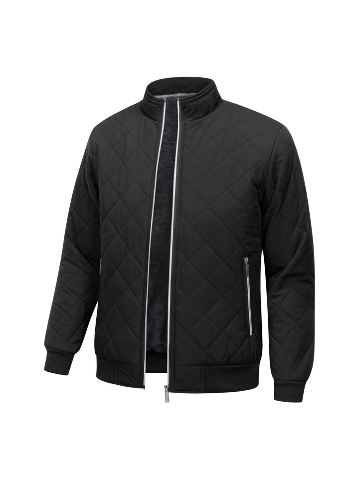 Drune | Solide Fleece Warme Puffer Winter Jacke Für Herren - Perfekt für Kalte Wintertage
