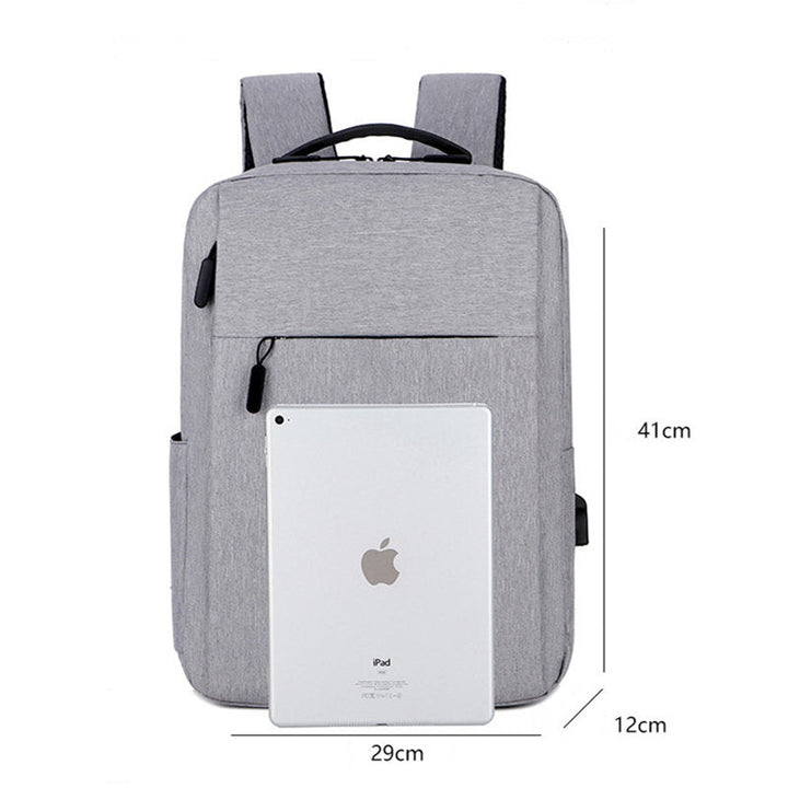 Drune | Geschäftlicher Laptop Rucksack mit Usb Ladeanschluss und Wasserdicht