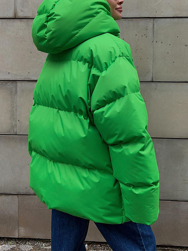 Drune | Warme Pufferjacke mit Kapuze für Damen