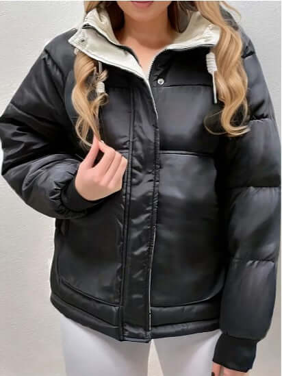 Drune | Damen Fleecegefütterte Kapuzenjacke