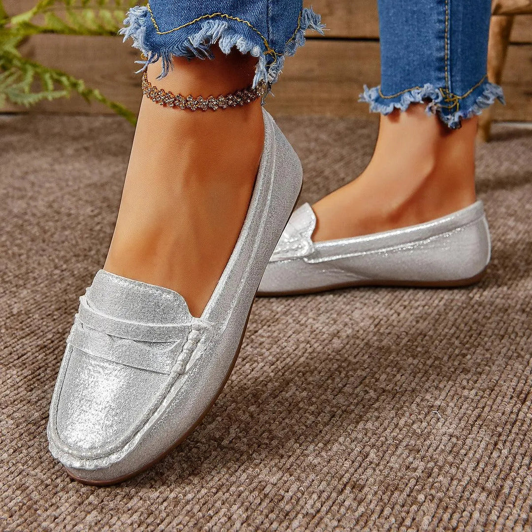 Drune | Gommino Flat Crossed Soft Sole Women