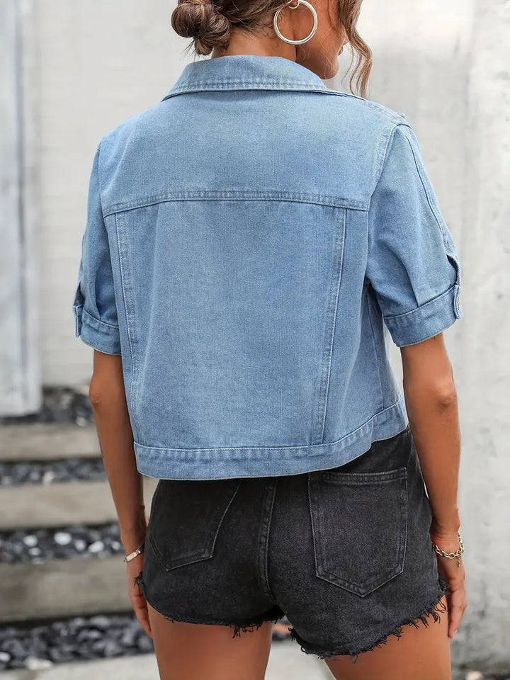 Drune | Kurze Denim Jacke