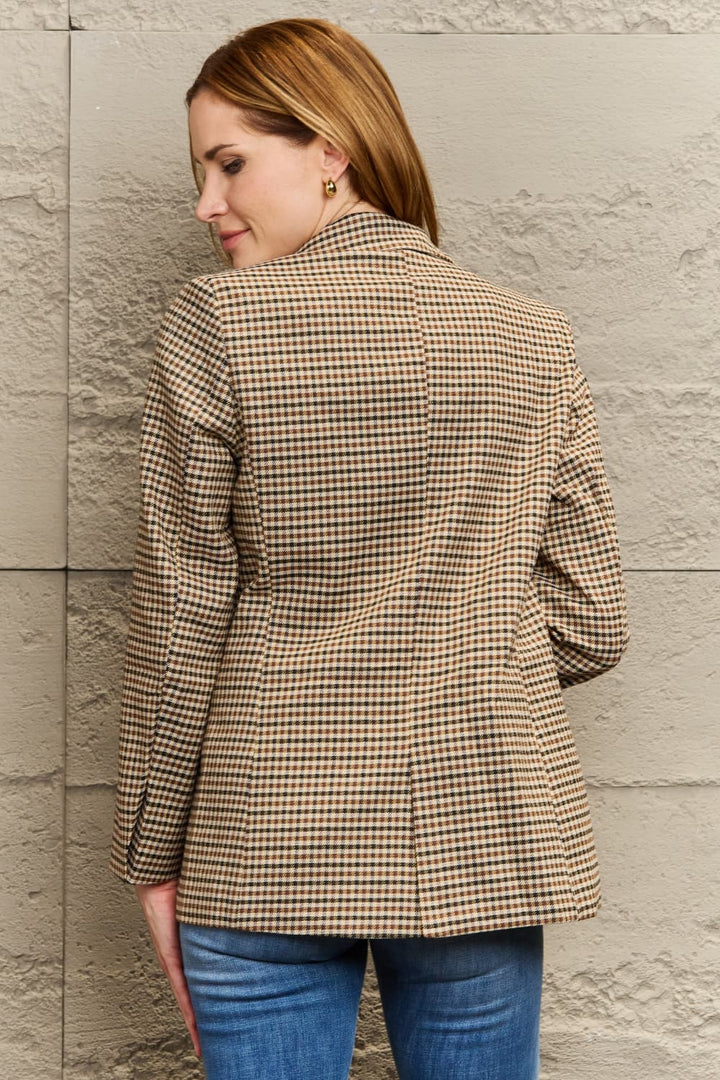 Drune | Kariertes Doppelbreasted Blazer