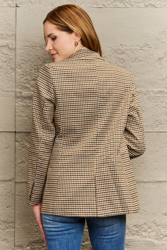 Drune | Kariertes Doppelbreasted Blazer