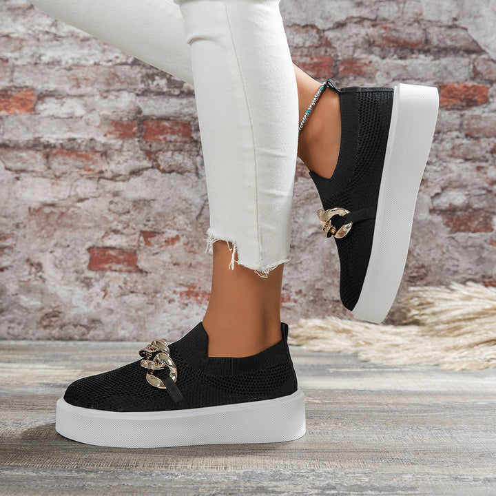 Drune-Flachschuhe für Damen - Atmungsaktive Mesh-Schuhe