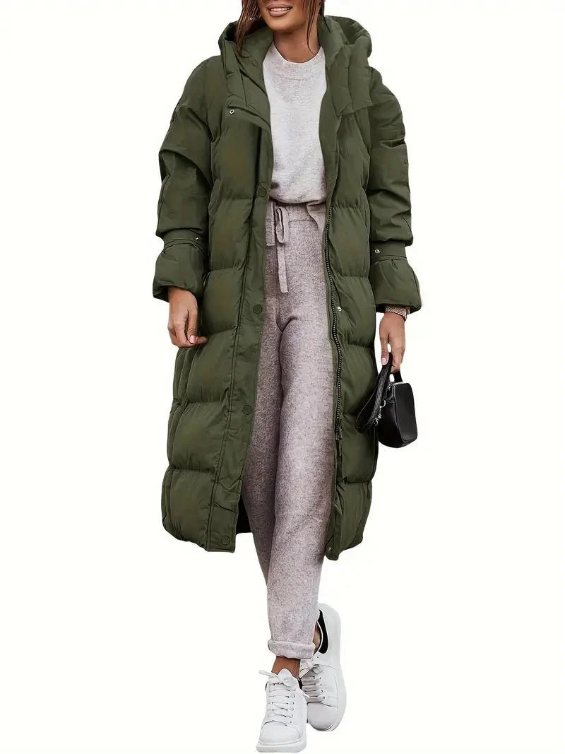 Drune | Puffer-Jacke mit Kapuze - Ultra-warme Isolation - Wasserabweisend - Winter Casual
