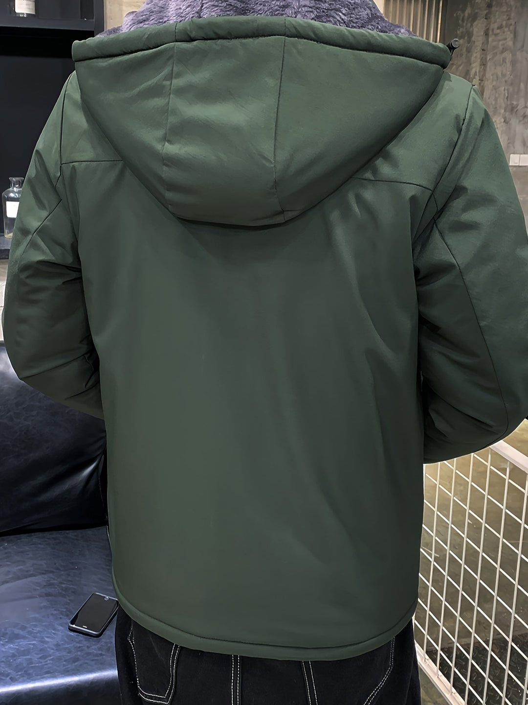 Drune | Casual Kapuzen Lange Winter Jacke Für Herren - Ideal für Winter