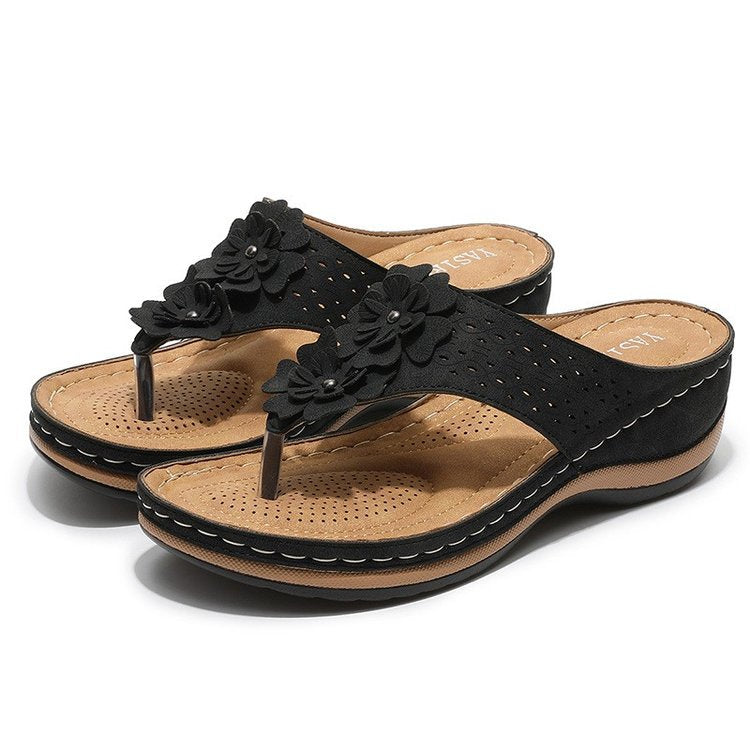 Drune | Atmungsaktive Freizeitschuhe Mit Runder Kappe Und Fischgrätenmuster Blume
