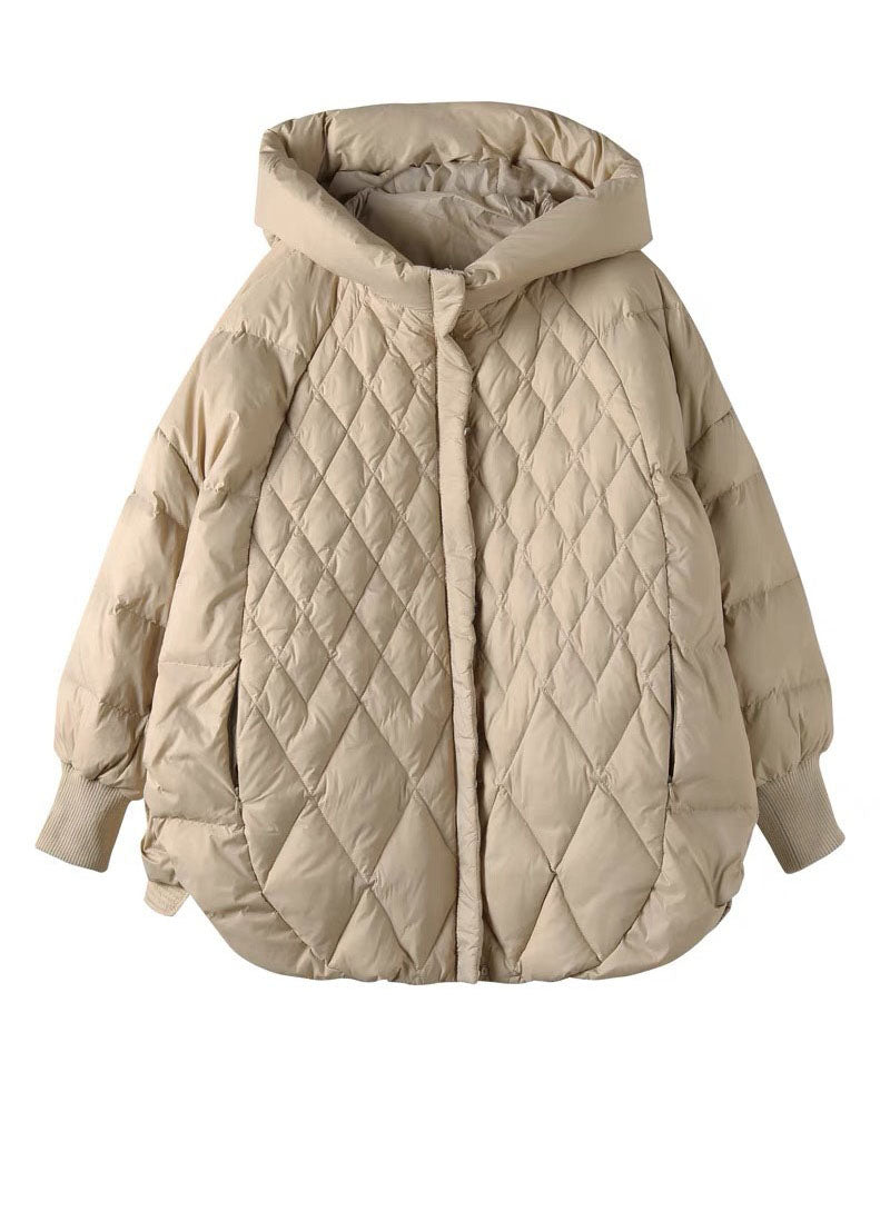Drune | Halblanger Wintermantel Mit Kapuze Für Damen