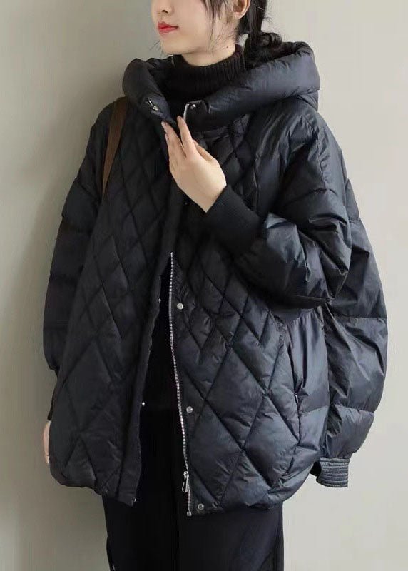 Drune | Kapuzen Reißverschlussjacke für Frauen Spezielle Winter