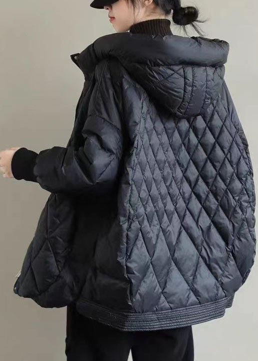 Drune | Kapuzen Reißverschlussjacke für Frauen Spezielle Winter