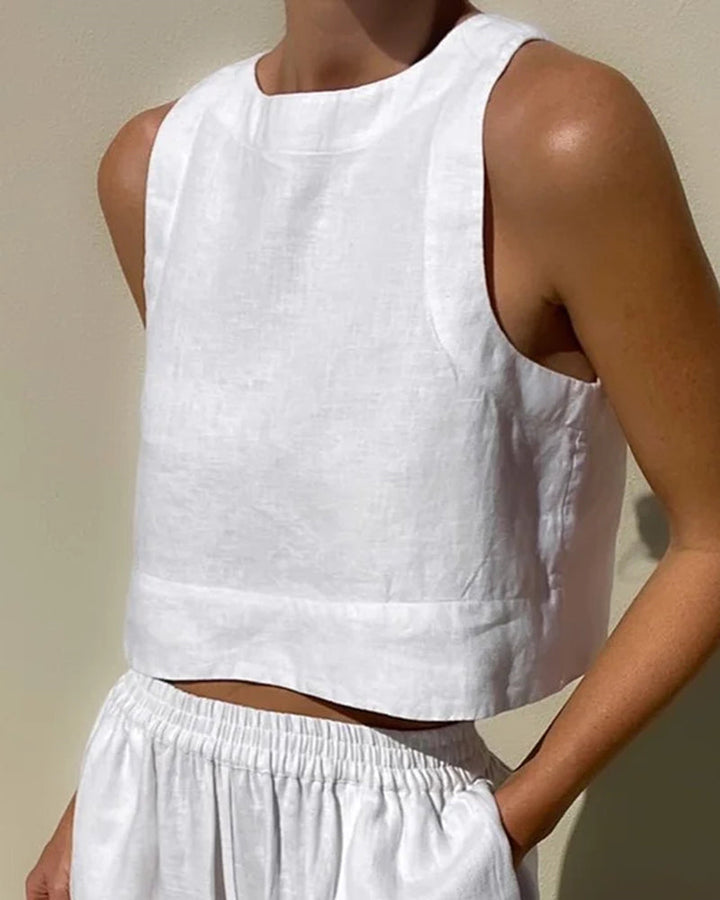 Drune | Leinen Zweiteiliges Sommerset Damen