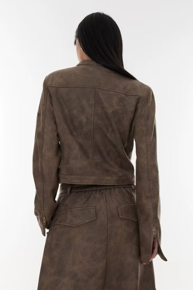 Drune | Batik Stehkragenjacke