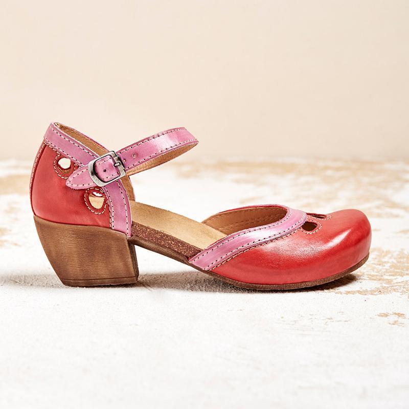Drune | Sandalen mit Niedrigen Absätzen