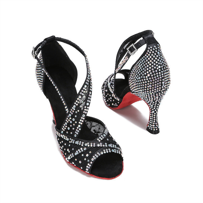 Drune | mit Diamanten Besetzte Lateinische Tanzschuhe Frauen Erwachsene