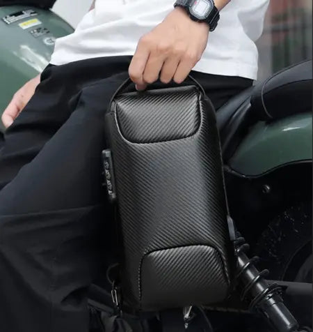 Drune | Unisex Anti Diebstahl Umhängetasche Mit Ladegerät