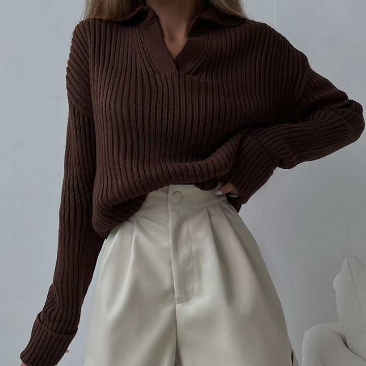 Drune | Damen V-Ausschnitt Pullover