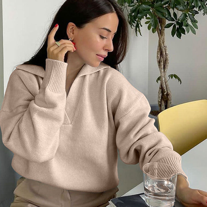 Drune | Damen V-Ausschnitt Pullover