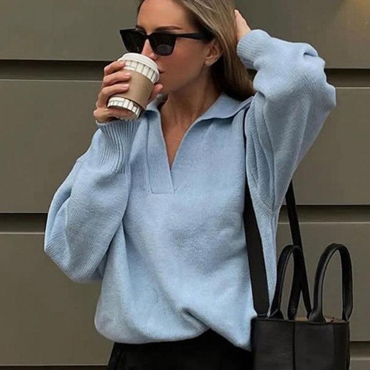Drune | Damen V-Ausschnitt Pullover
