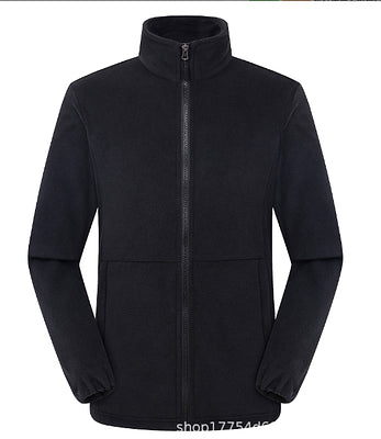 Damen Fleecejacke mit hochschließendem Kragen und seitlichen Taschen Drune