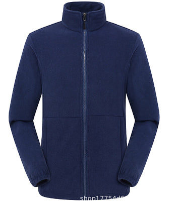 Damen Fleecejacke mit hochschließendem Kragen und seitlichen Taschen Drune