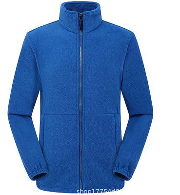Damen Fleecejacke mit hochschließendem Kragen und seitlichen Taschen Drune