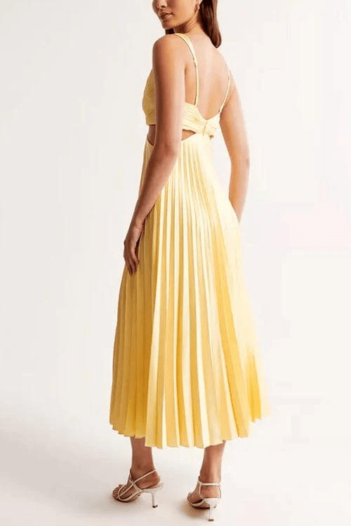 Drune | Kleid Mit Faltigem Kragen Damen Abendkleid