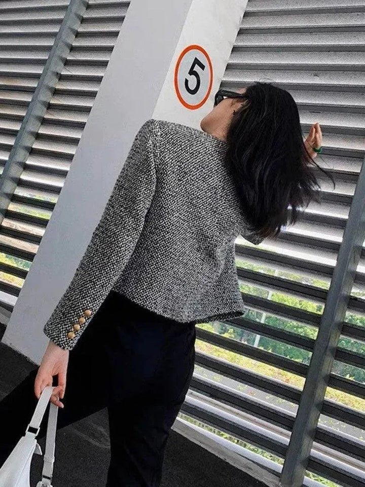Drune | Schicke Multipocket Damen Tweedjacke