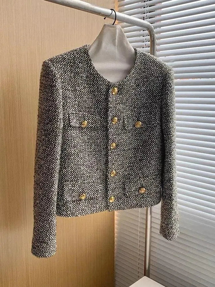Drune | Schicke Multipocket Damen Tweedjacke