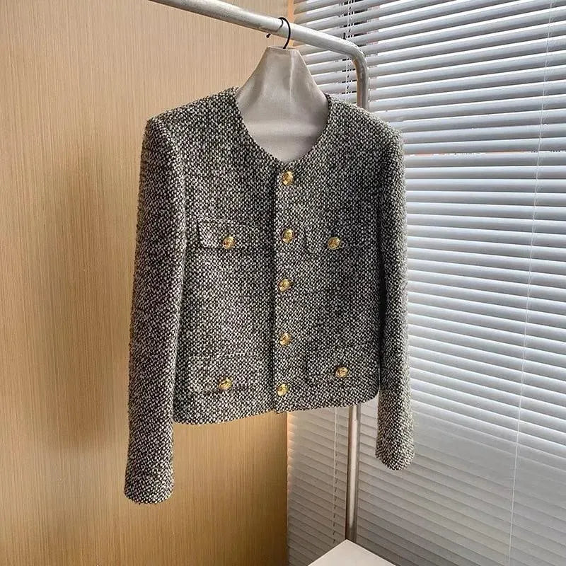 Drune | Schicke Multipocket Damen Tweedjacke