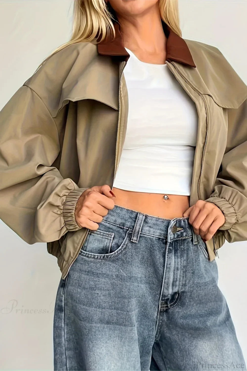 Drune | Utility Casual Colorblock Jacke
